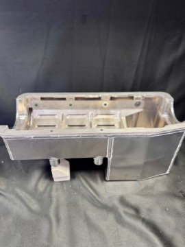 WILLIAMS FABRICATION SB CHEVY OIL PAN 8 Quart Oil Pan  8-1/8" DEEP WILL HANDLE A TITAN PUMP